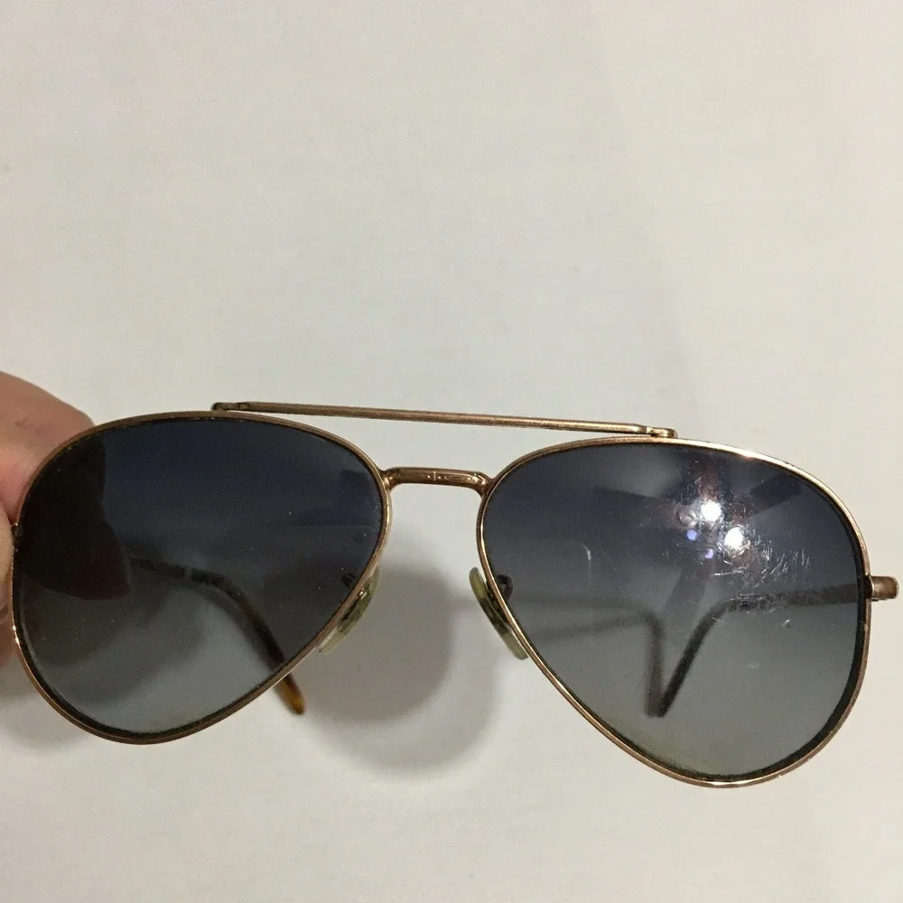 Ray-Ban RB3625 New Aviator 9202/3F Sunglasses Unisex 58mm Gold Blue Italy